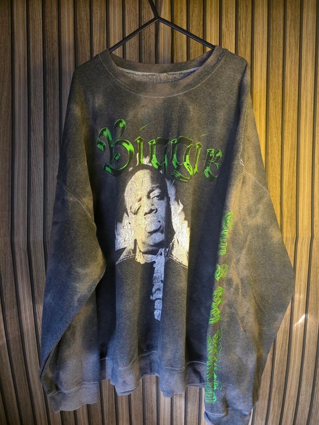 B.I.C. Vintage Biggie Smalls Graphic Sweatshirt Black Size S/M