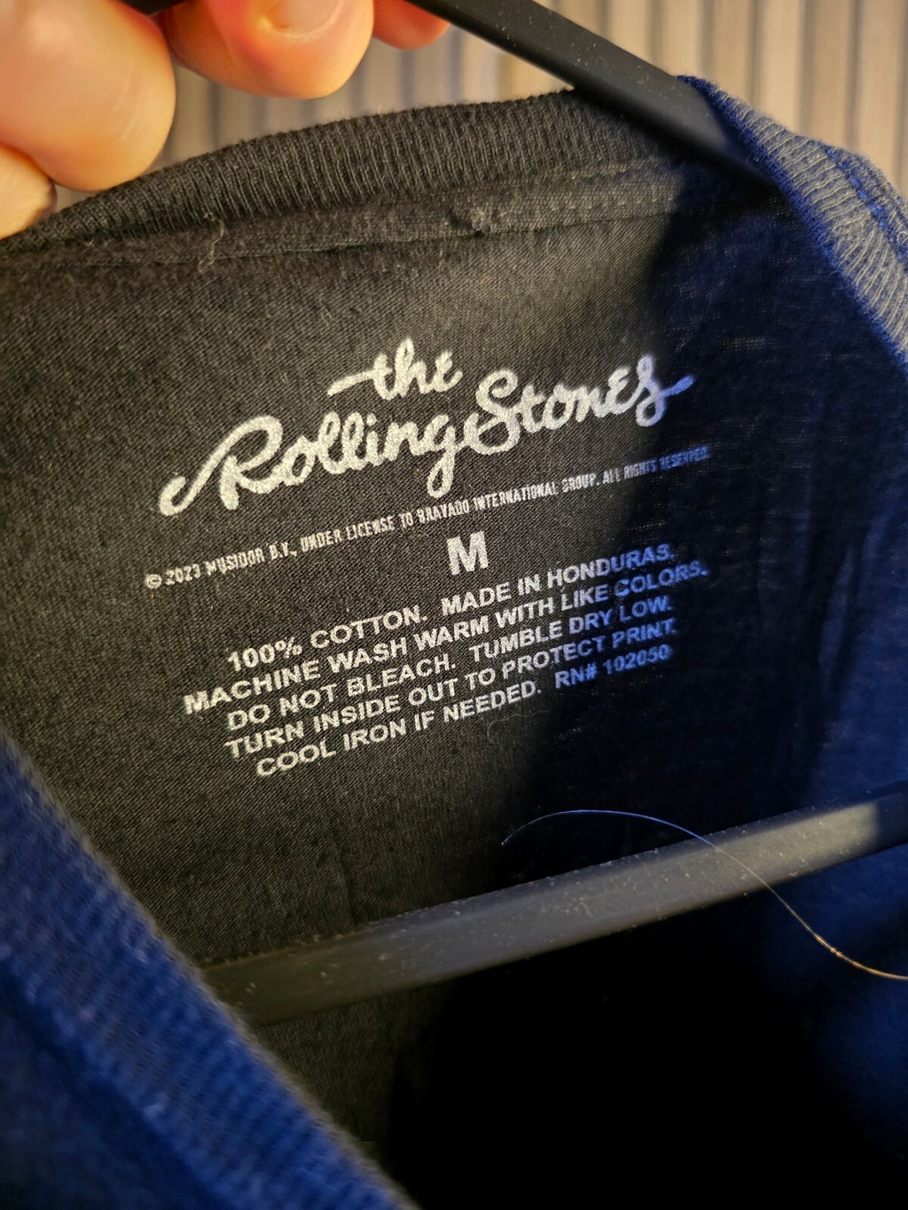 The Rolling Stones North American Tour 1975 T-shirt Black Medium