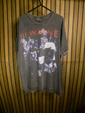 Lil Wayne Best Rapper Alive Graphic T-Shirt Black Vintage Style Medium