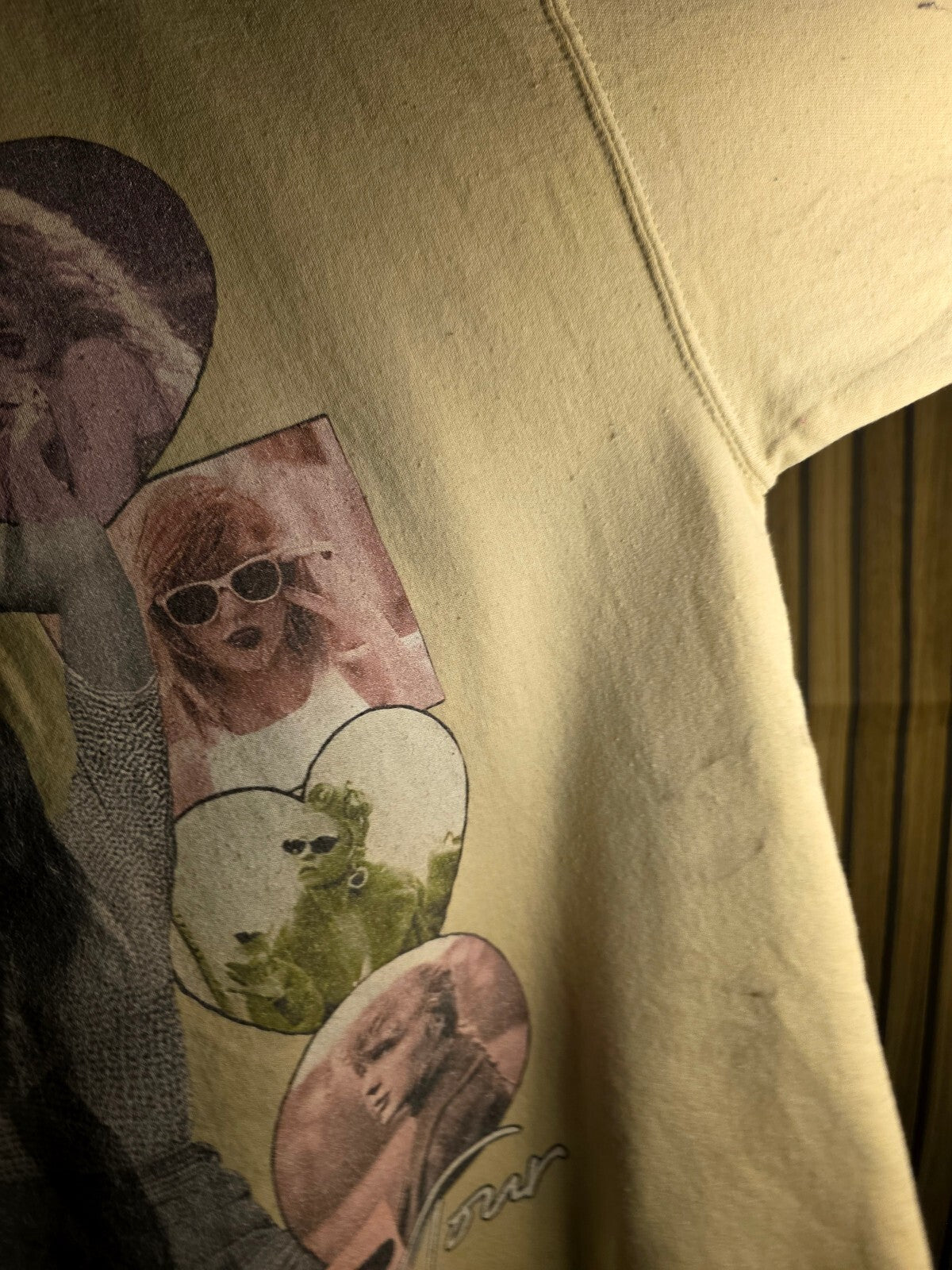 Taylor Swift The Eras Graphic Sweatshirt Beige Large