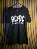 AC/DC Back In Black Band T-Shirt Black Size S