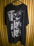 Flag Nor Frail Work Ethic Is Not Dead Graphic T-Shirt Black Oversized XL