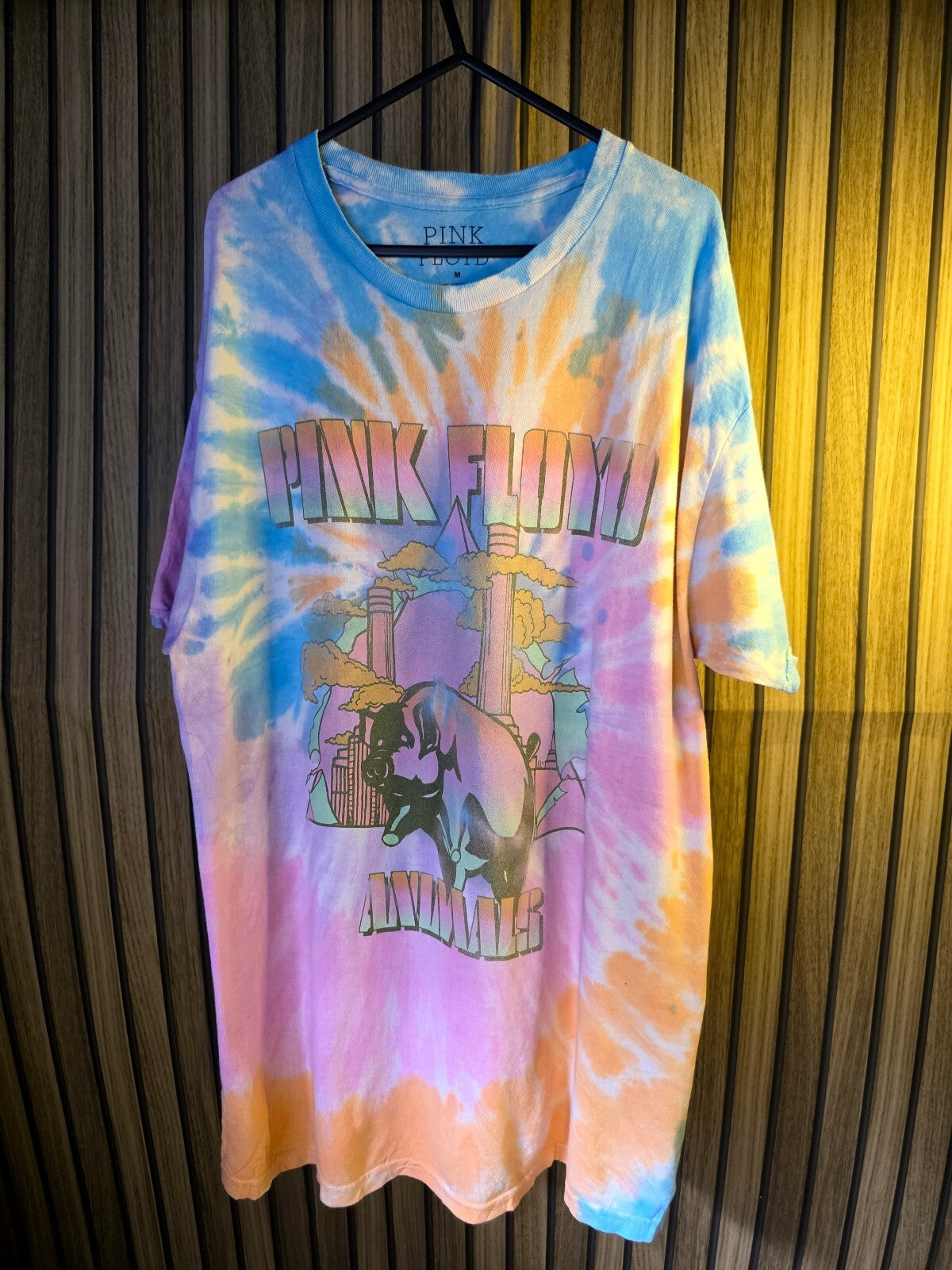 Pink Floyd Animals Tie-Dye T-Shirt Multicolour M