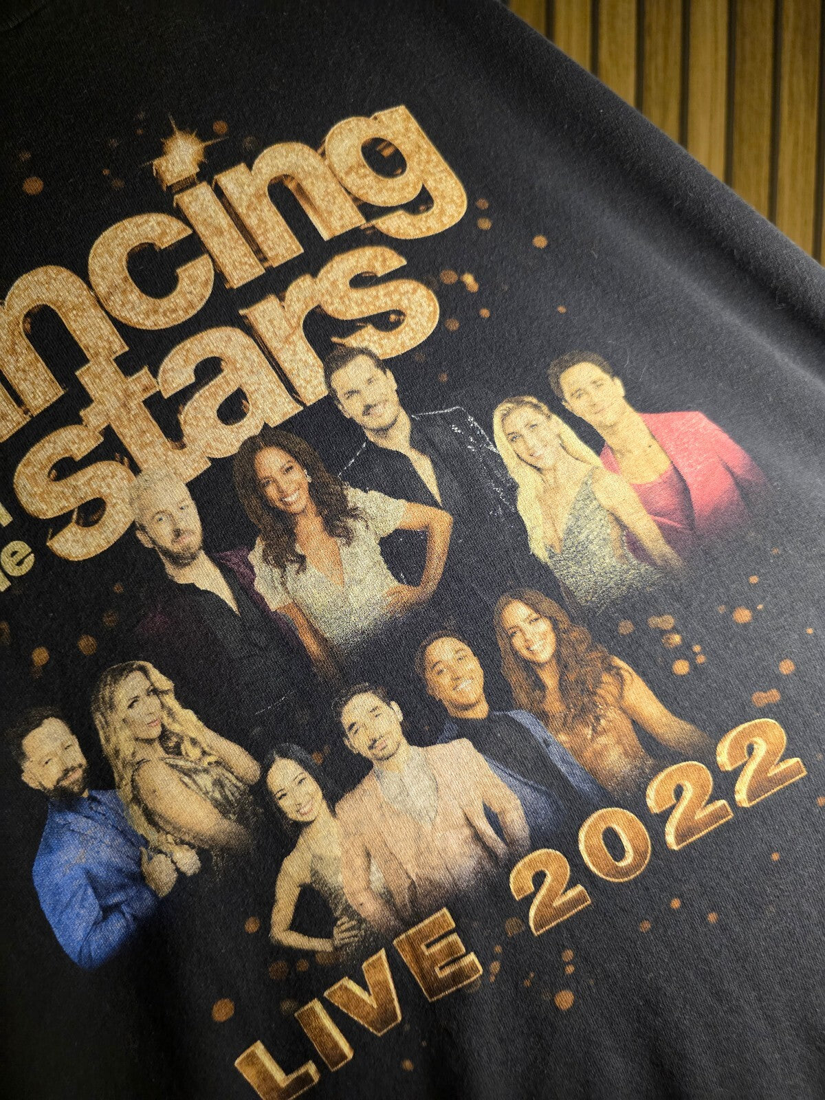 Gildan Dancing with the Stars Live 2022 Black T-Shirt 2XL