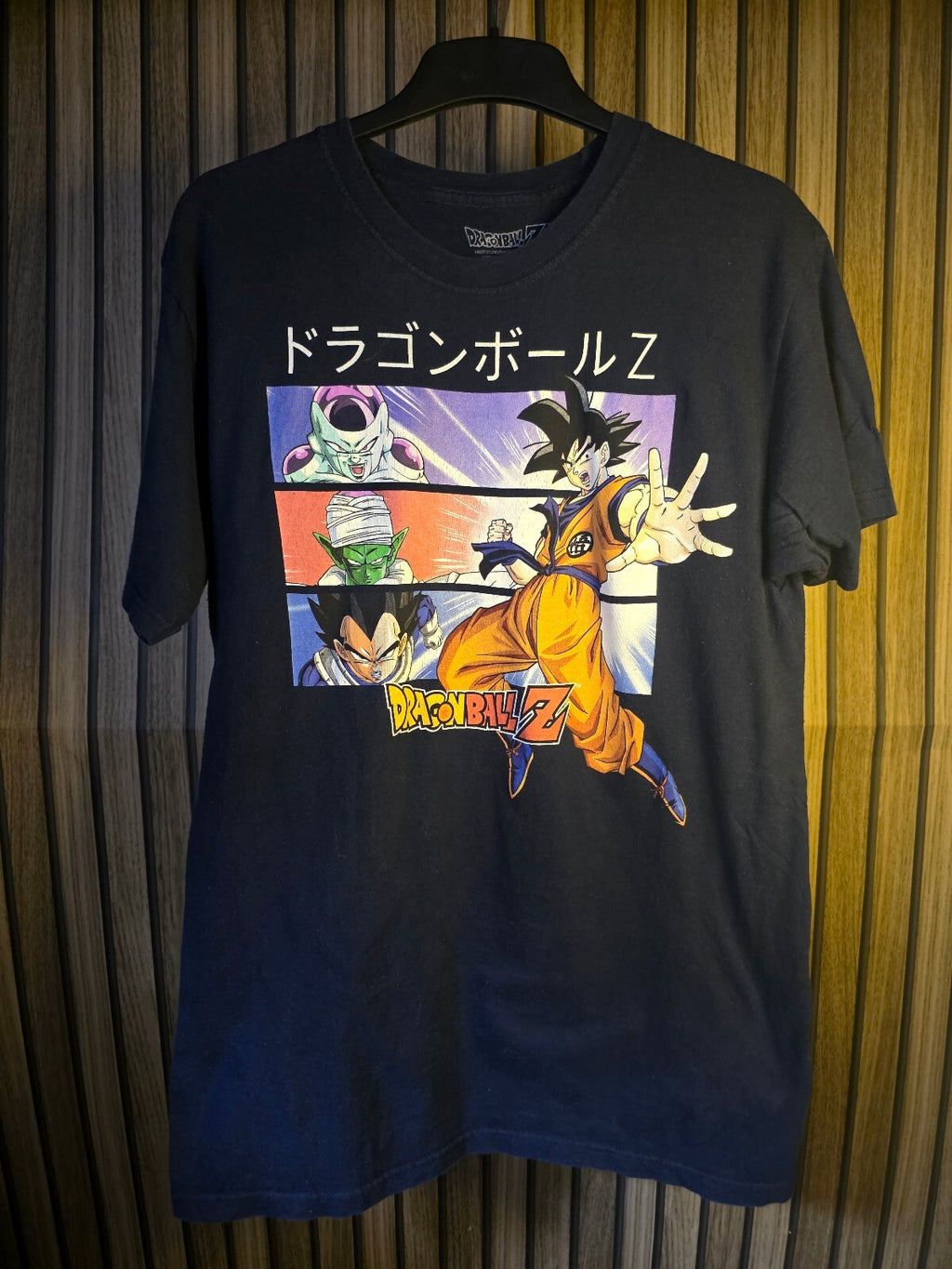 Dragon Ball Z Graphic T-Shirt Anime Characters Black M