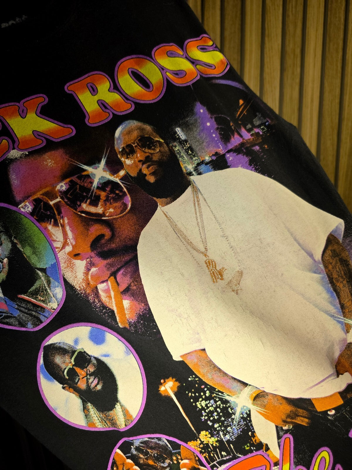 Rick Ross The Boss Graphic T-Shirt Black S/P