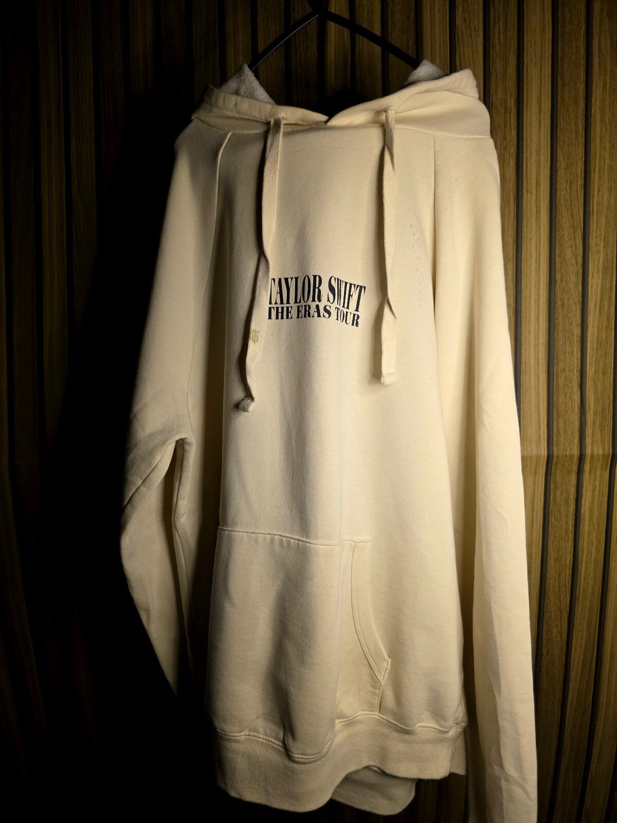 Taylor Swift The Eras Tour Hoodie Cream Size Small