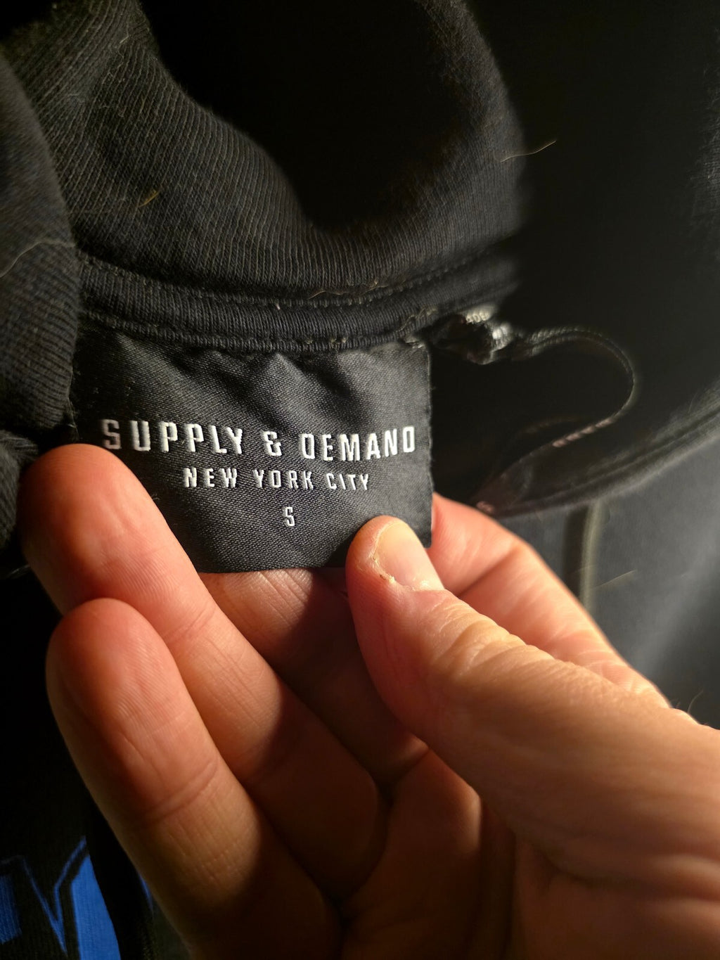 Supply & Demand Biggie Hoodie Black Size S