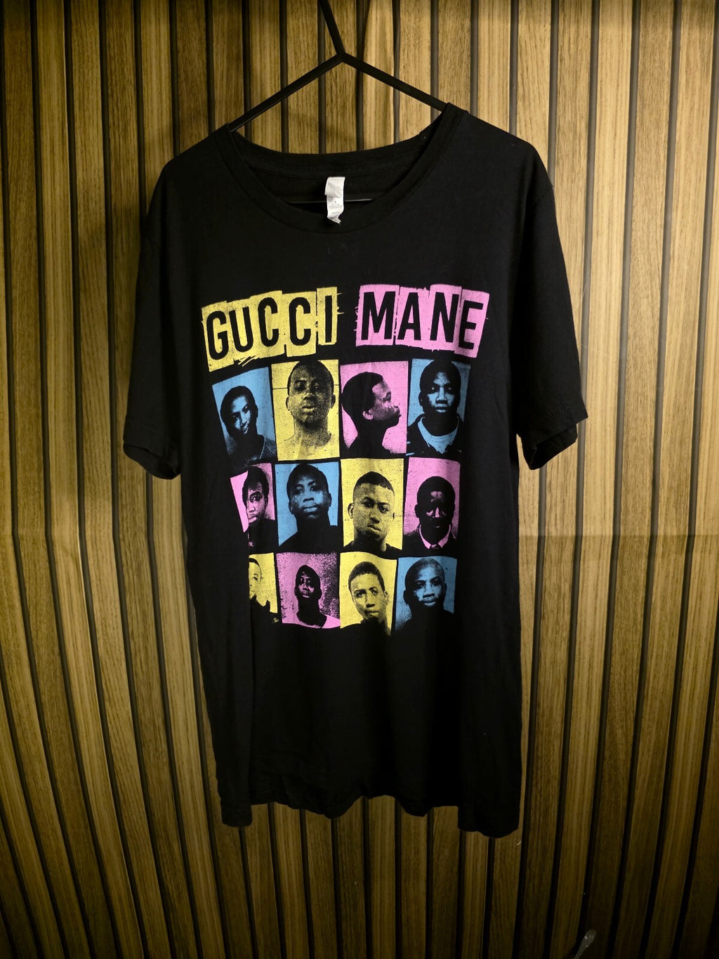 Bella+Canvas Gucci Mane Graphic T-Shirt Black Medium