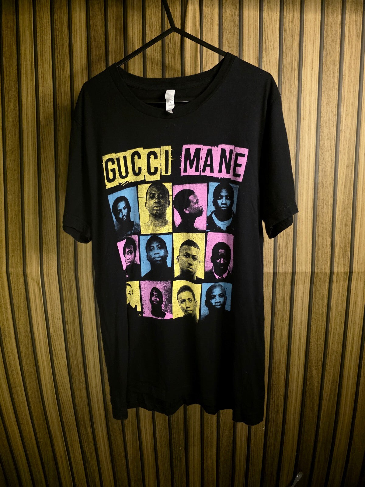 Bella+Canvas Gucci Mane Graphic T-Shirt Black Medium