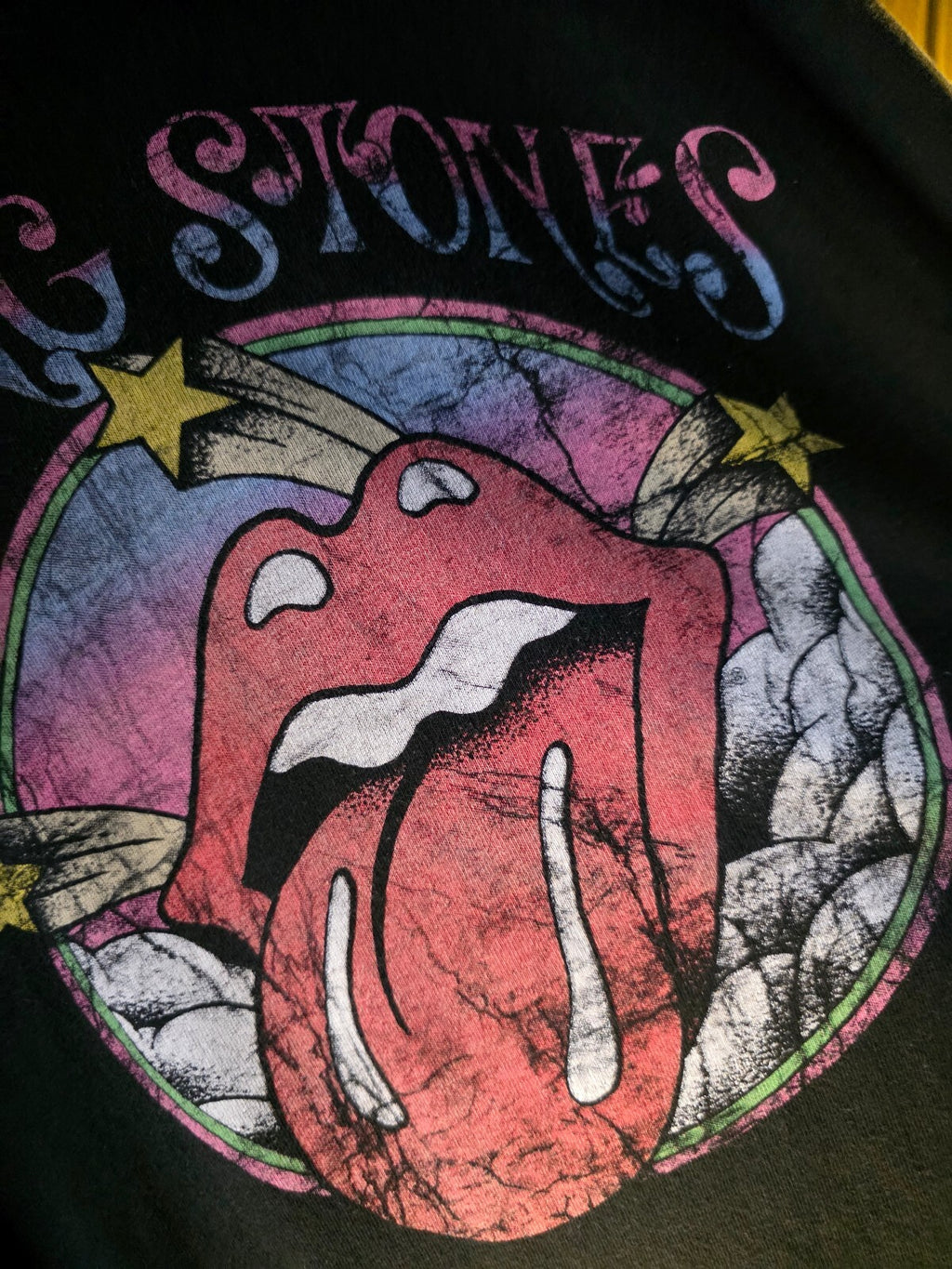 The Rolling Stones Long Sleeve T-Shirt Black Medium