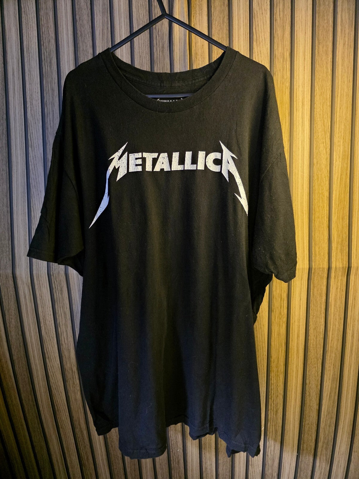 Metallica Band Logo Black T-shirt XL
