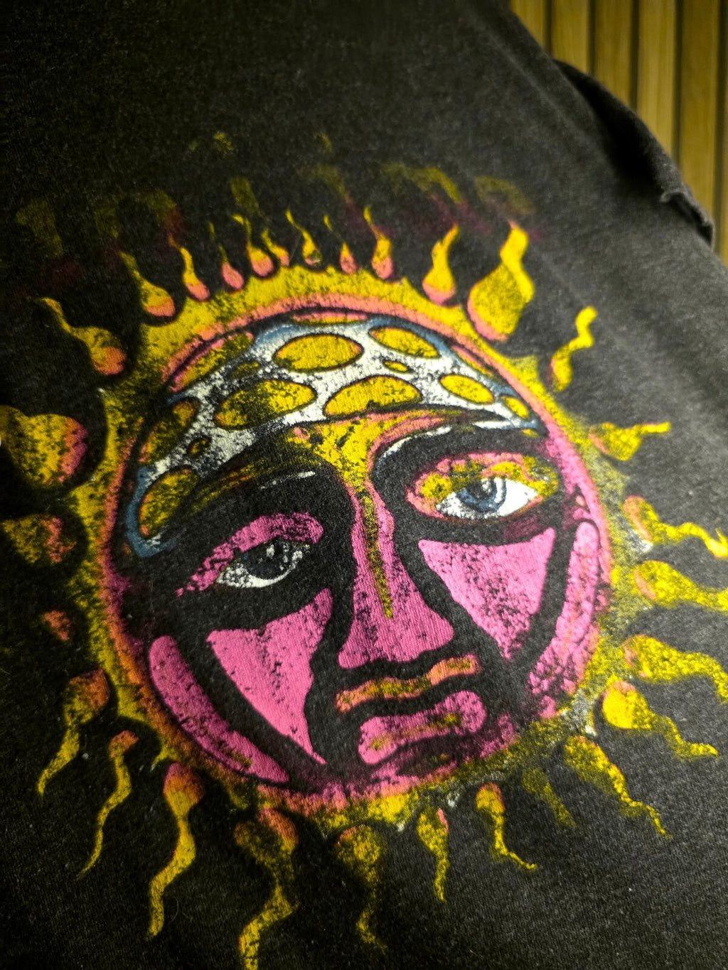 Sublime T-Shirt with Sun Face Graphic Charcoal Grey Size Regular L