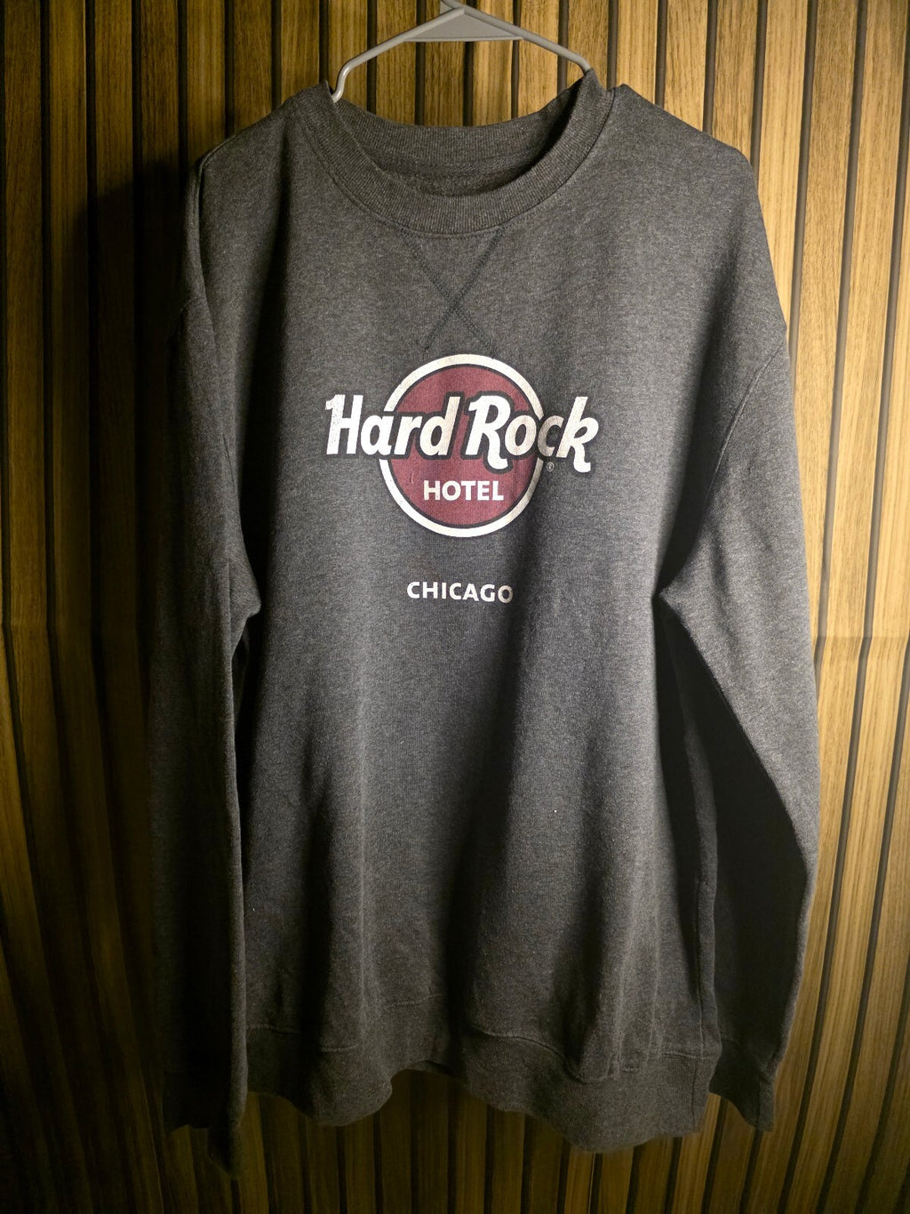 Hard Rock Hotel Chicago Grey Sweatshirt Size XL