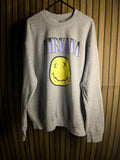Gildan Nirvana Sweatshirt Grey Medium Vintage Band Graphic
