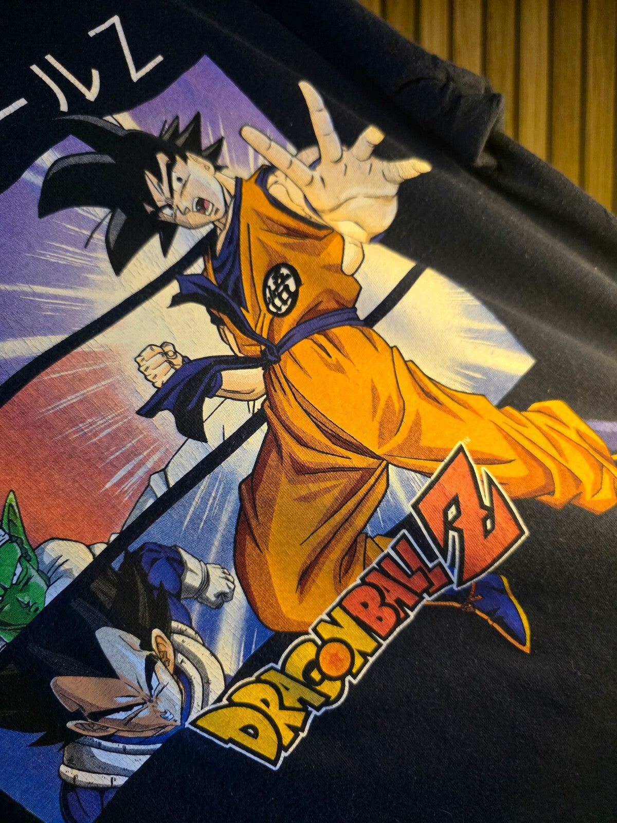 Dragon Ball Z Graphic T-Shirt Anime Characters Black M