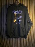 Prince Purple Rain Hoodie Black Medium Graphic Print