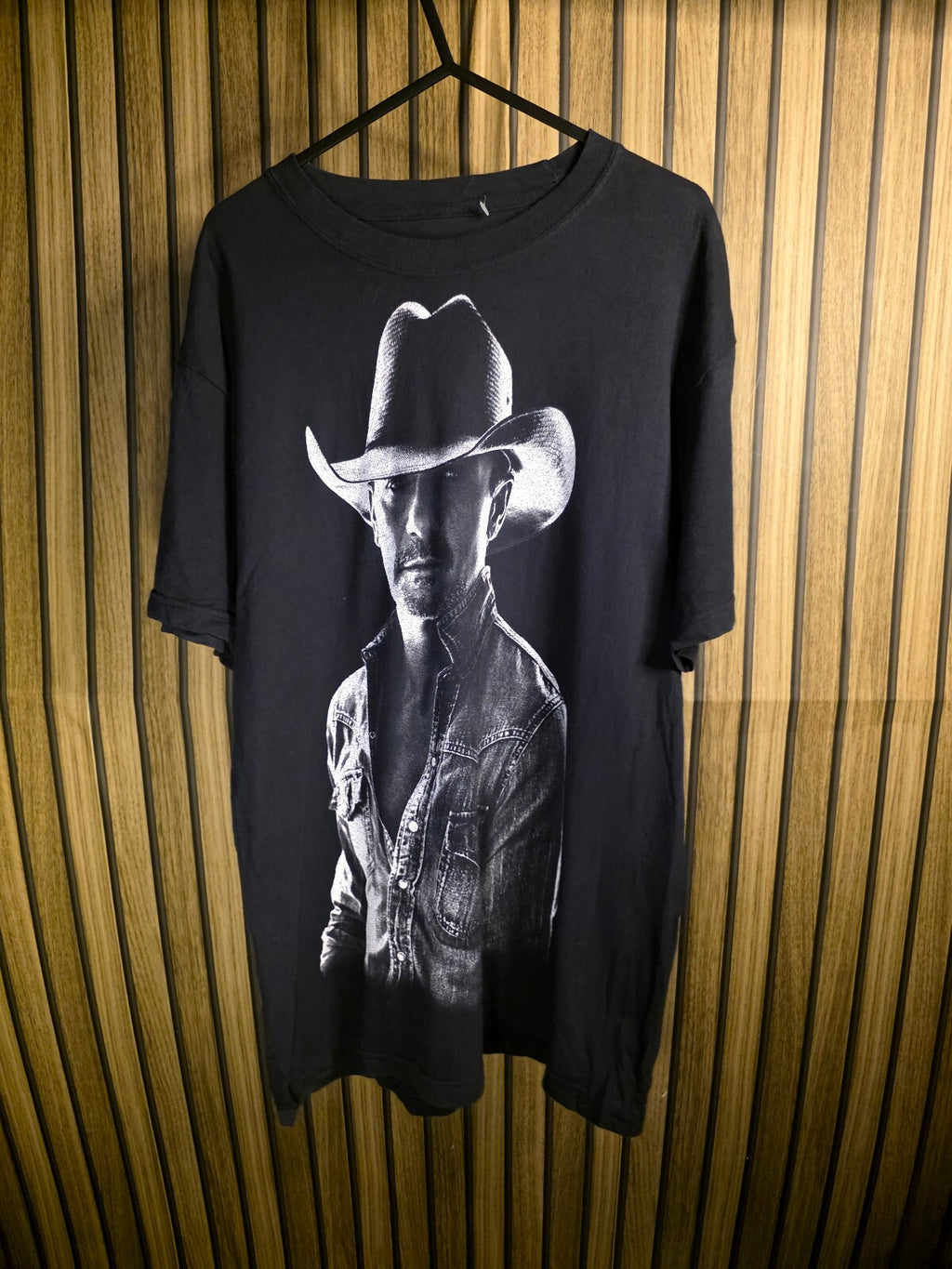 Tim McGraw Tour Graphic T-Shirt Black Medium