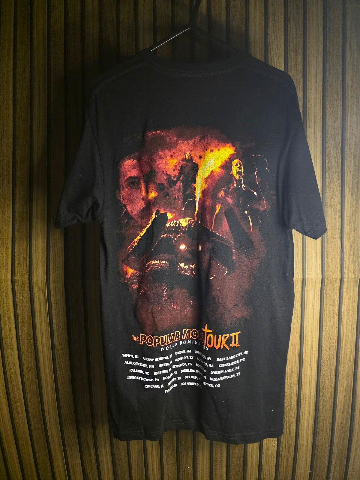Falling In Reverse Popular Monster Tour II Black T-Shirt Small