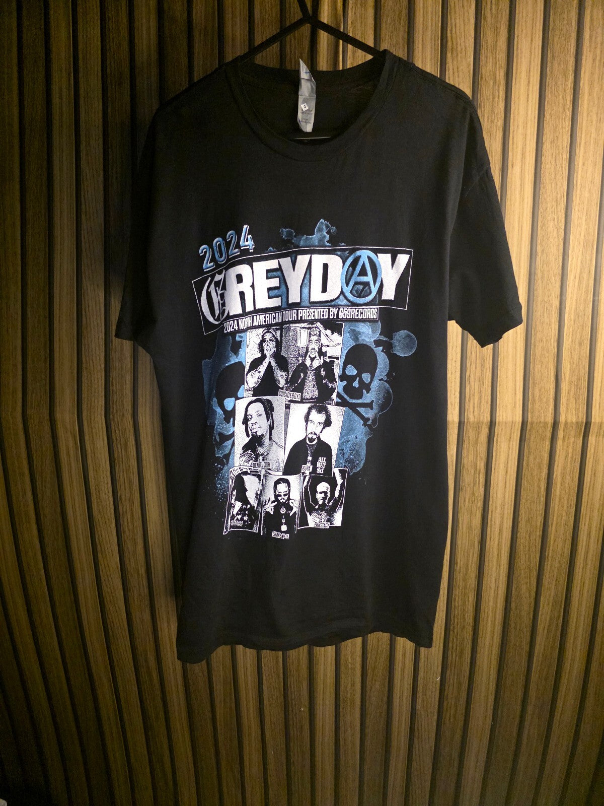 GreyDay 2024 North American Tour Black Graphic T-Shirt Unisex M