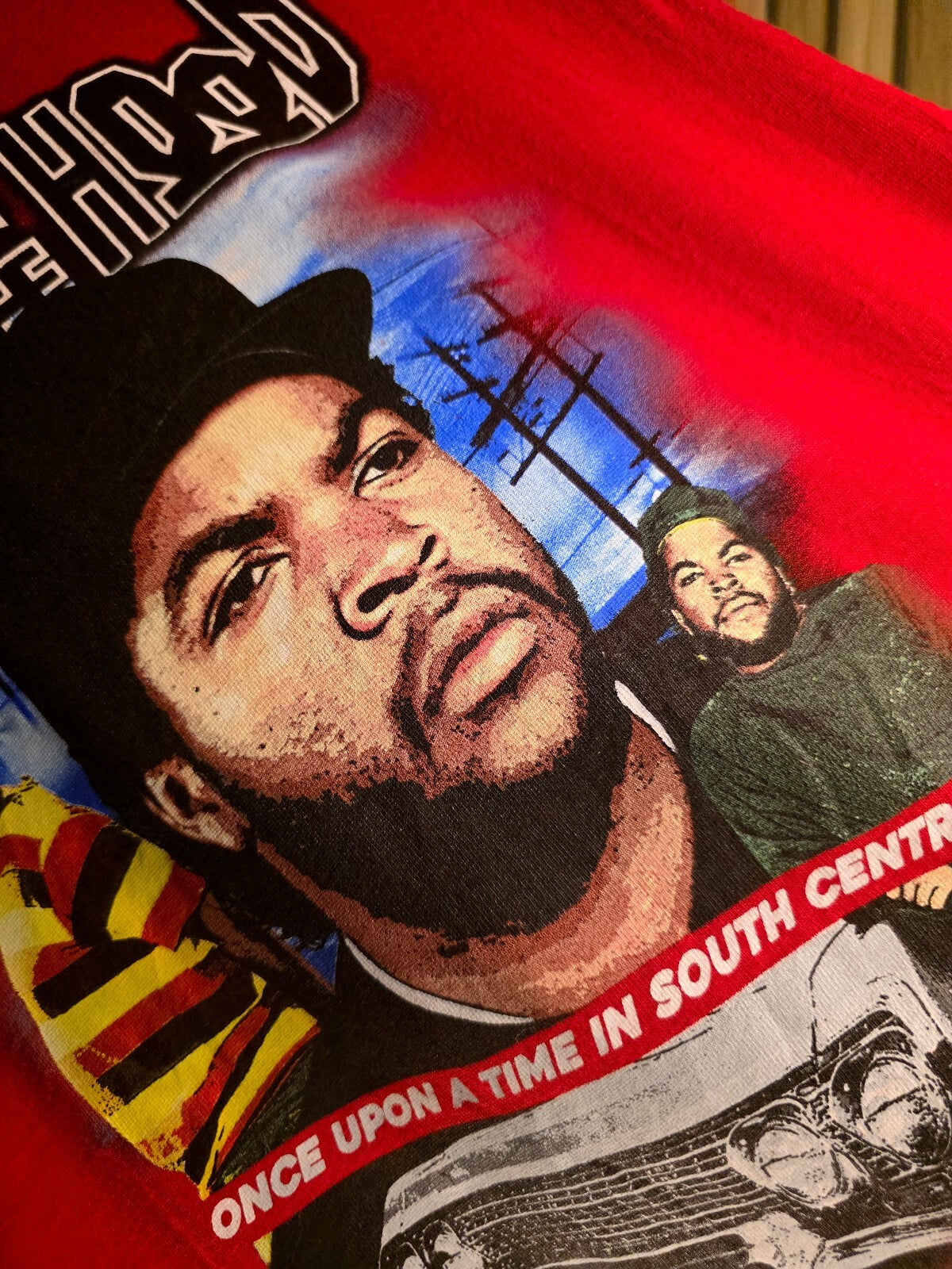 Hybrid Apparel Boyz N The Hood Graphic T-Shirt Red Size S