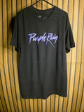 Prince Purple Rain Graphic T-Shirt Black Size SM