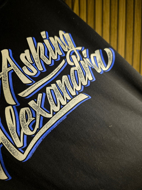 2014 Asking Alexandria Band T-Shirt Black Medium