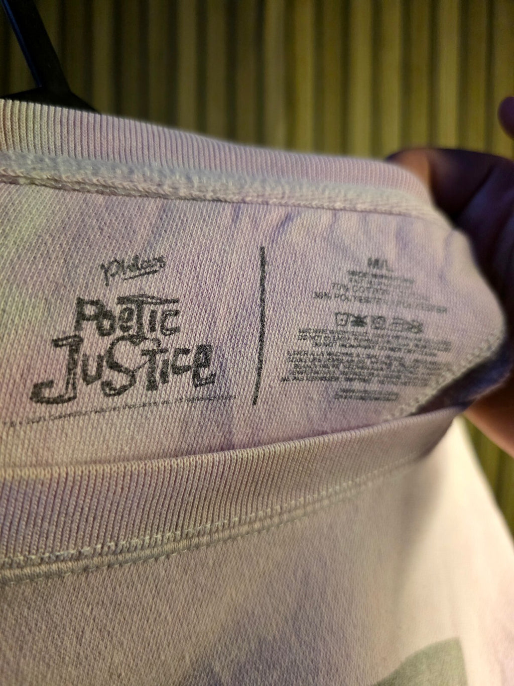 Poetic Justice South Central 1993 Graphic Sweatshirt Pink Medium
