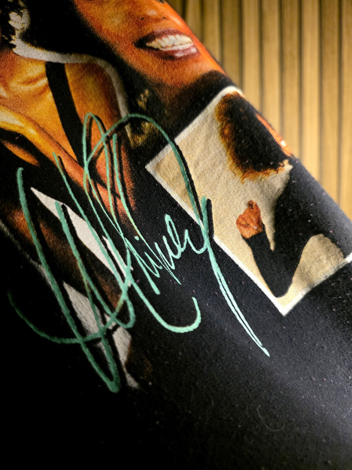 Whitney Houston Vintage Sweatshirt Black Size Large