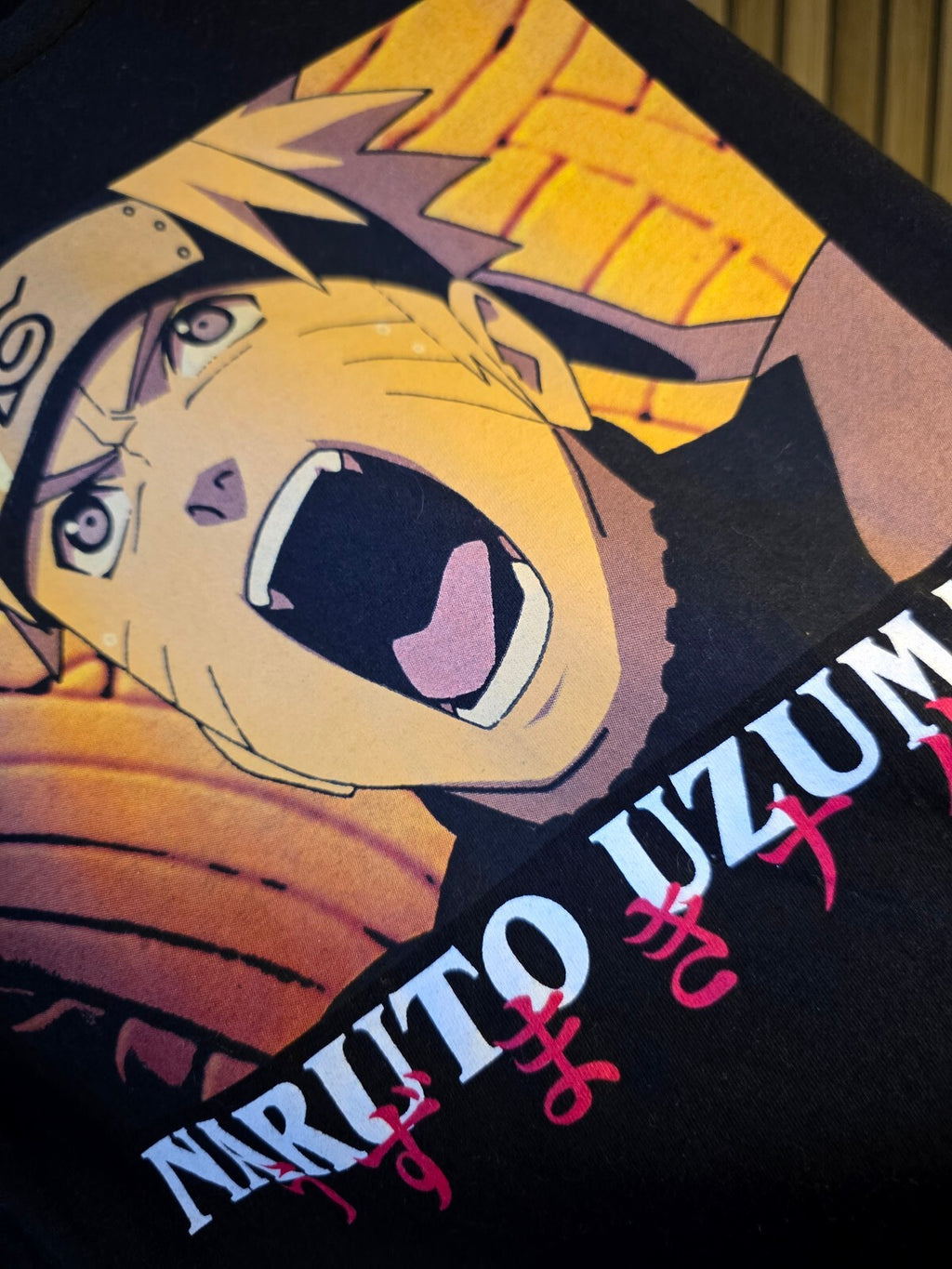 Naruto Shippuden Naruto Uzumaki Graphic T-shirt Black Size S