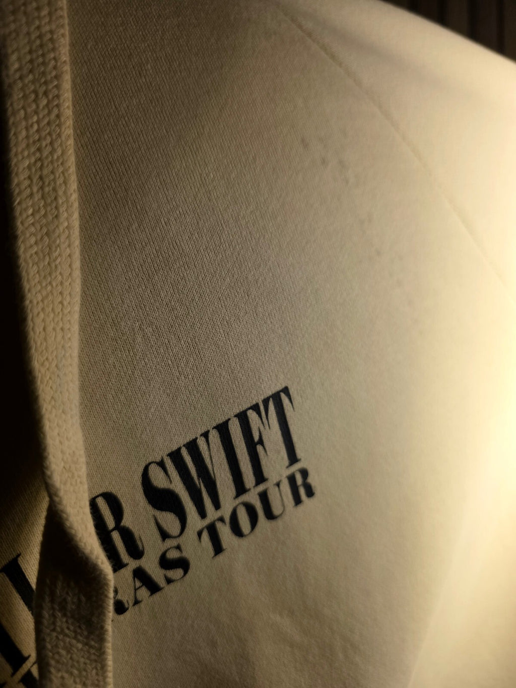 Taylor Swift The Eras Tour Hoodie Cream Size Small
