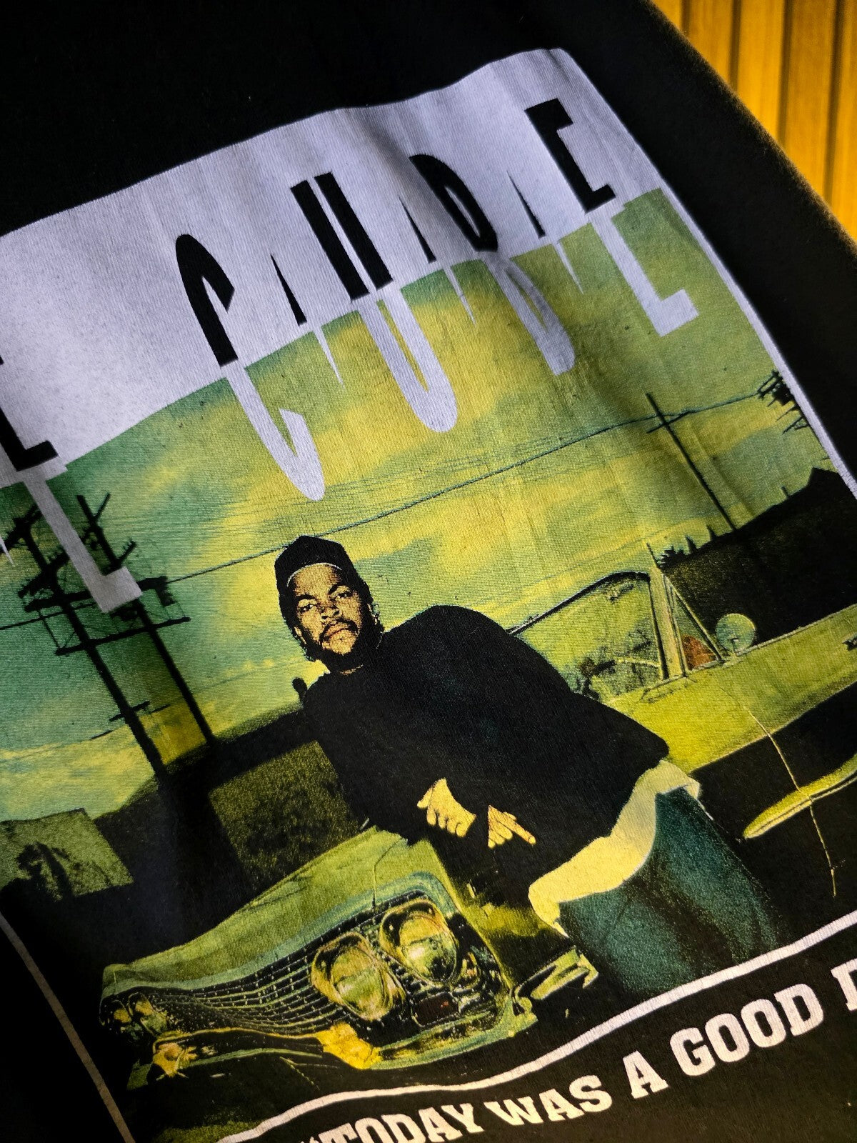 Ice Cube Today Was A Good Day Graphic T-Shirt Black Large