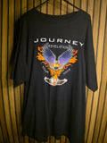 Journey Revelation Tour 2009 Graphic T-Shirt Black Size Large