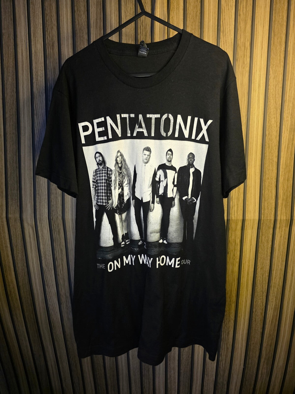 Pentatonix On My Way Home Tour Black Graphic T-Shirt Medium