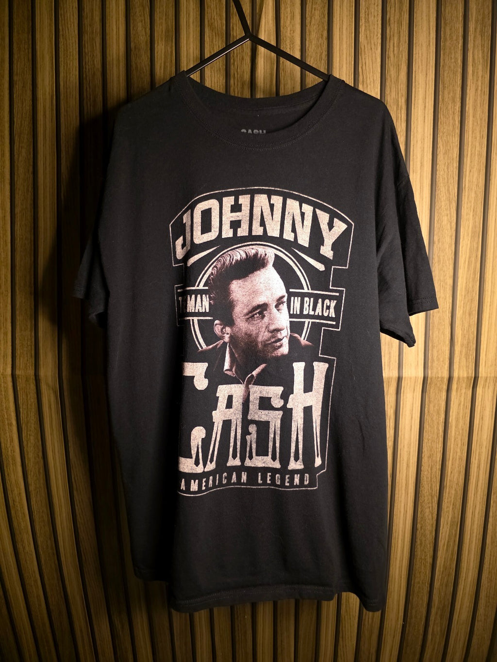 Cash Johnny Cash American Legend Graphic T-shirt Black Large
