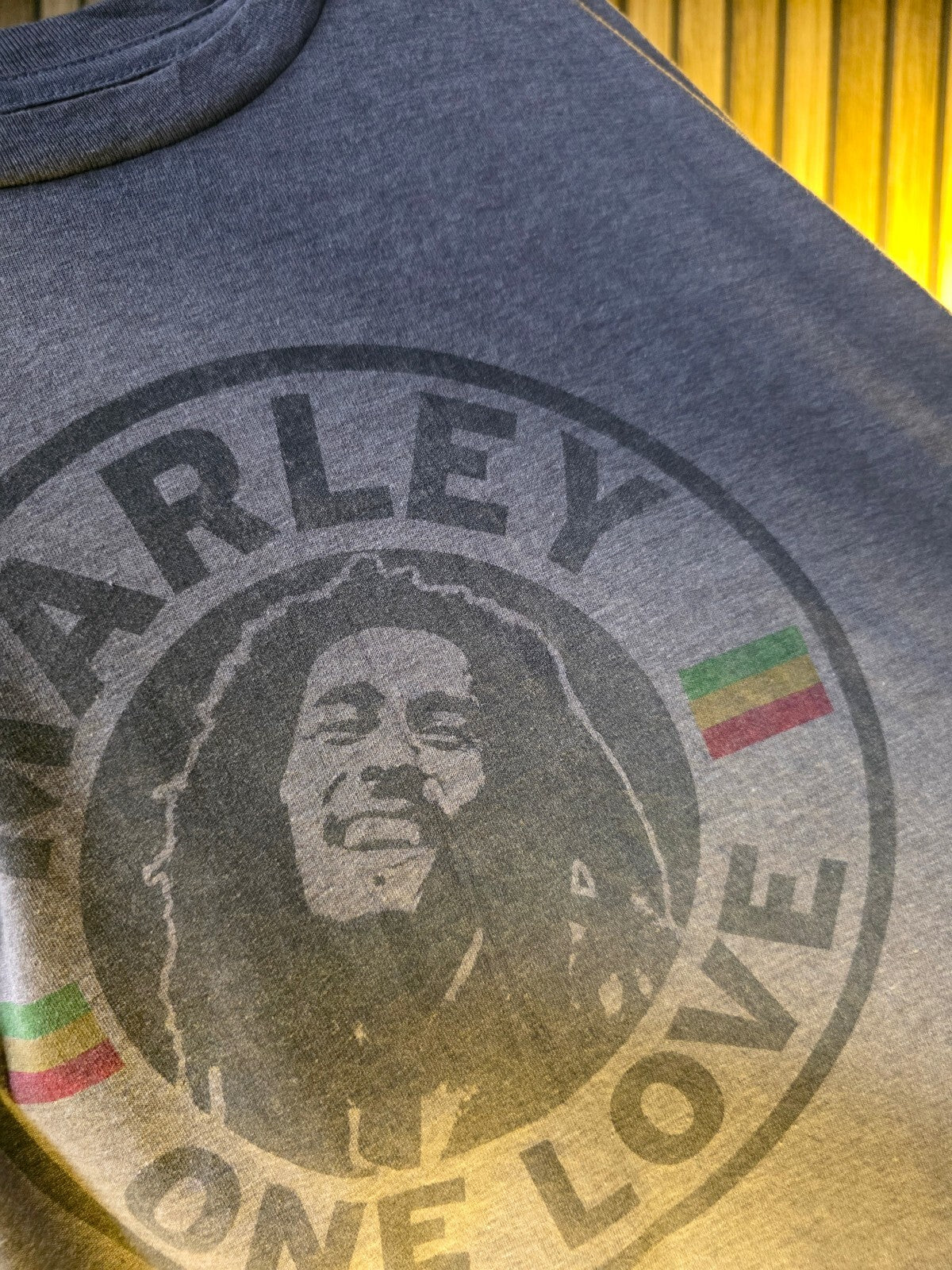 Zion Rootswear Marley One Love Graphic T-Shirt Grey XL