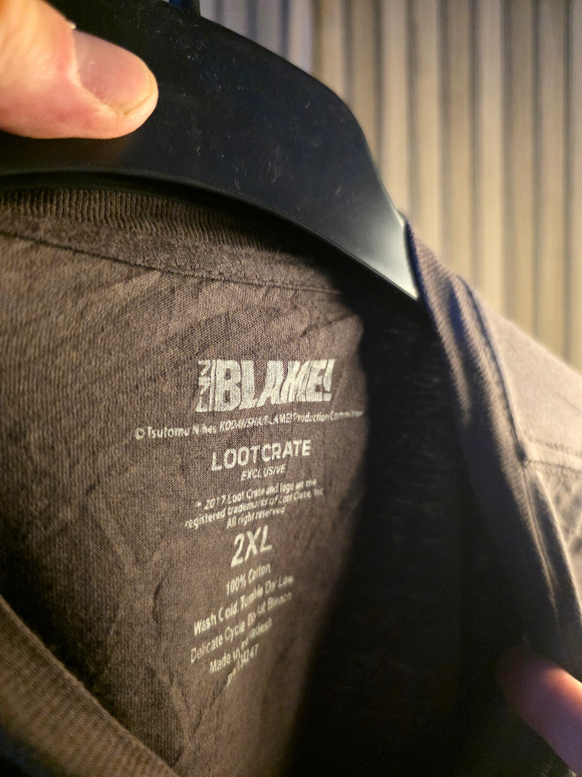 Blame! Lootcrate Graphic T-Shirt Black 2XL
