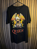 Queen Official Merch Black Graphic T-Shirt Medium
