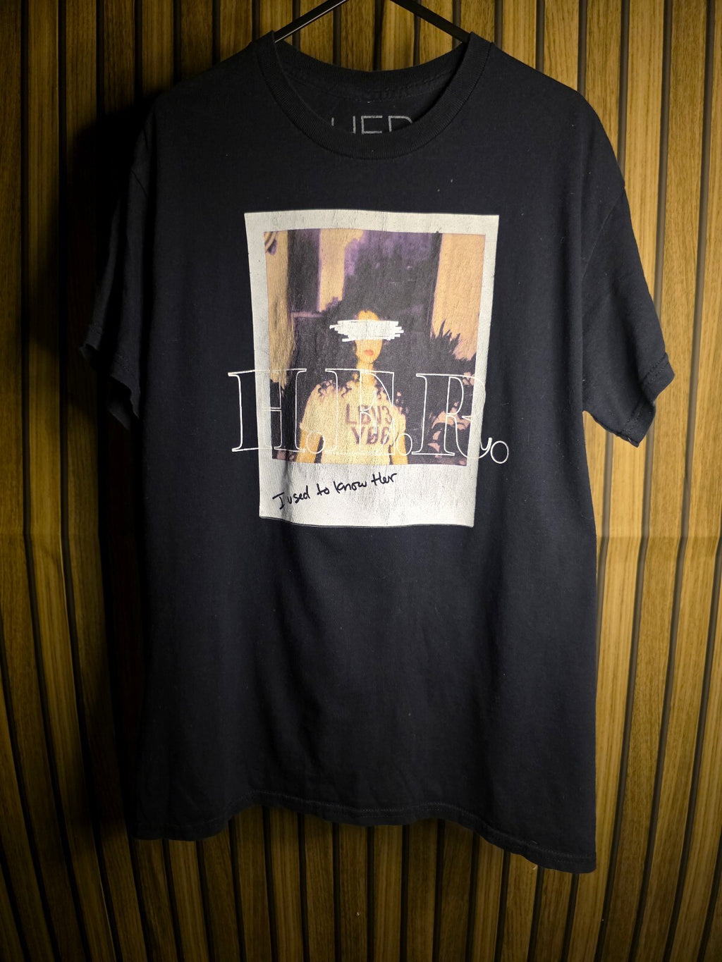 H.E.R. Graphic T-Shirt Black Medium Cotton