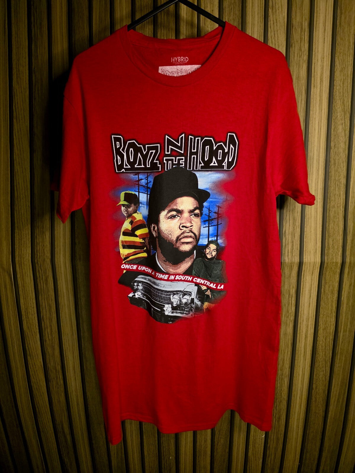 Hybrid Apparel Boyz N The Hood Graphic T-Shirt Red Size S