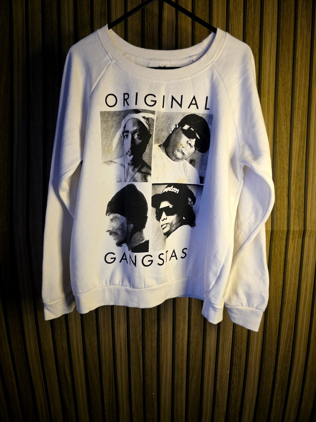 Rock Tailor Original Gangstas Sweatshirt White Medium