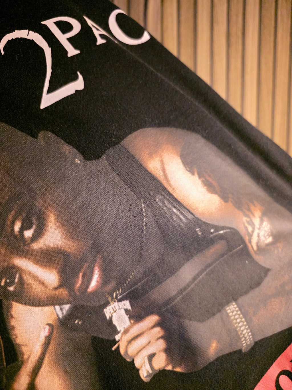 2PAC All Eyez On Me Black Sweatshirt Size S Graphic Print