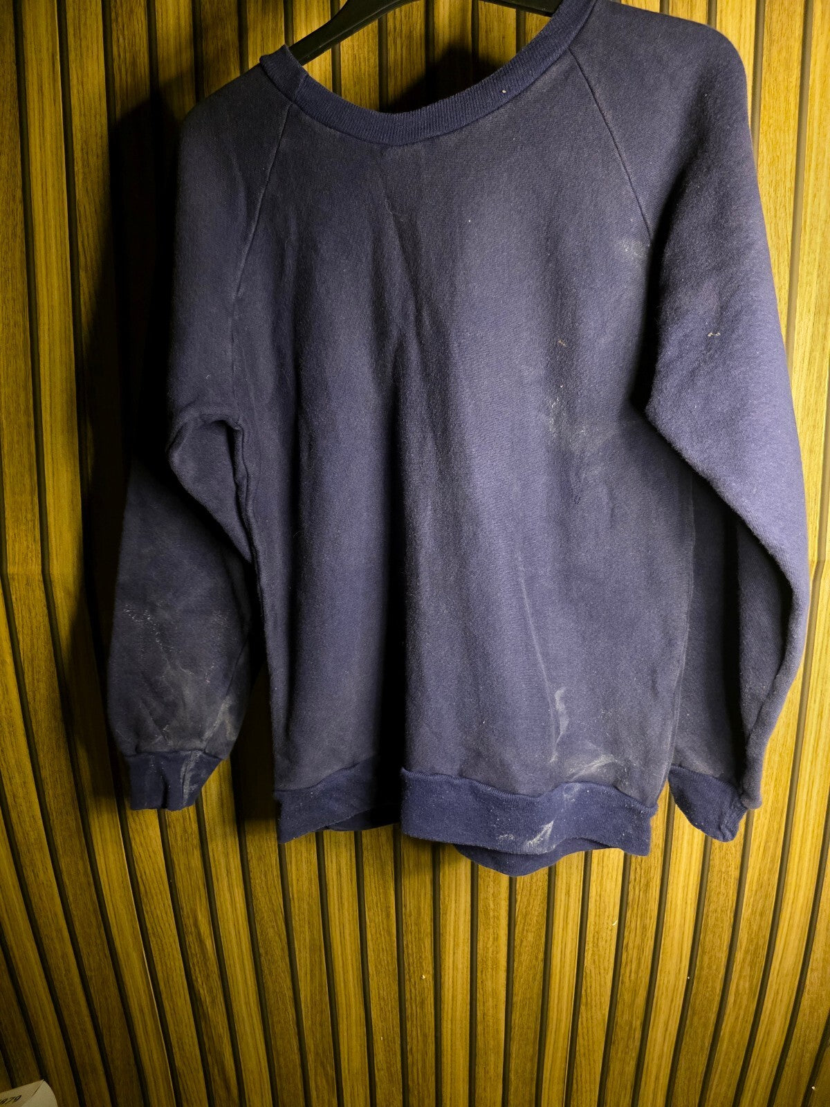Hard Rock Cafe New York Vintage Sweatshirt Navy Blue Medium