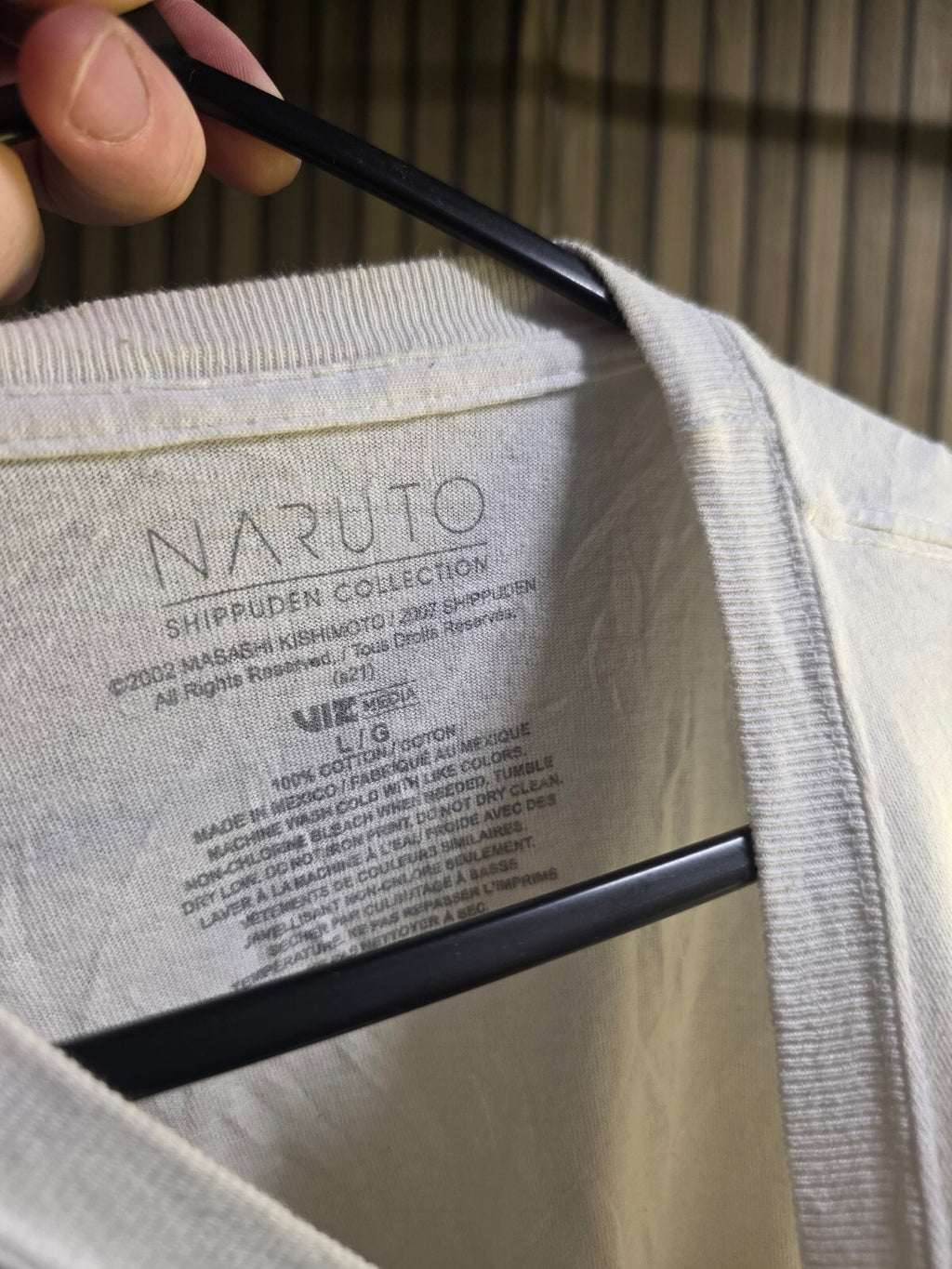 Naruto Shippuden Collection Graphic T-Shirt White Large