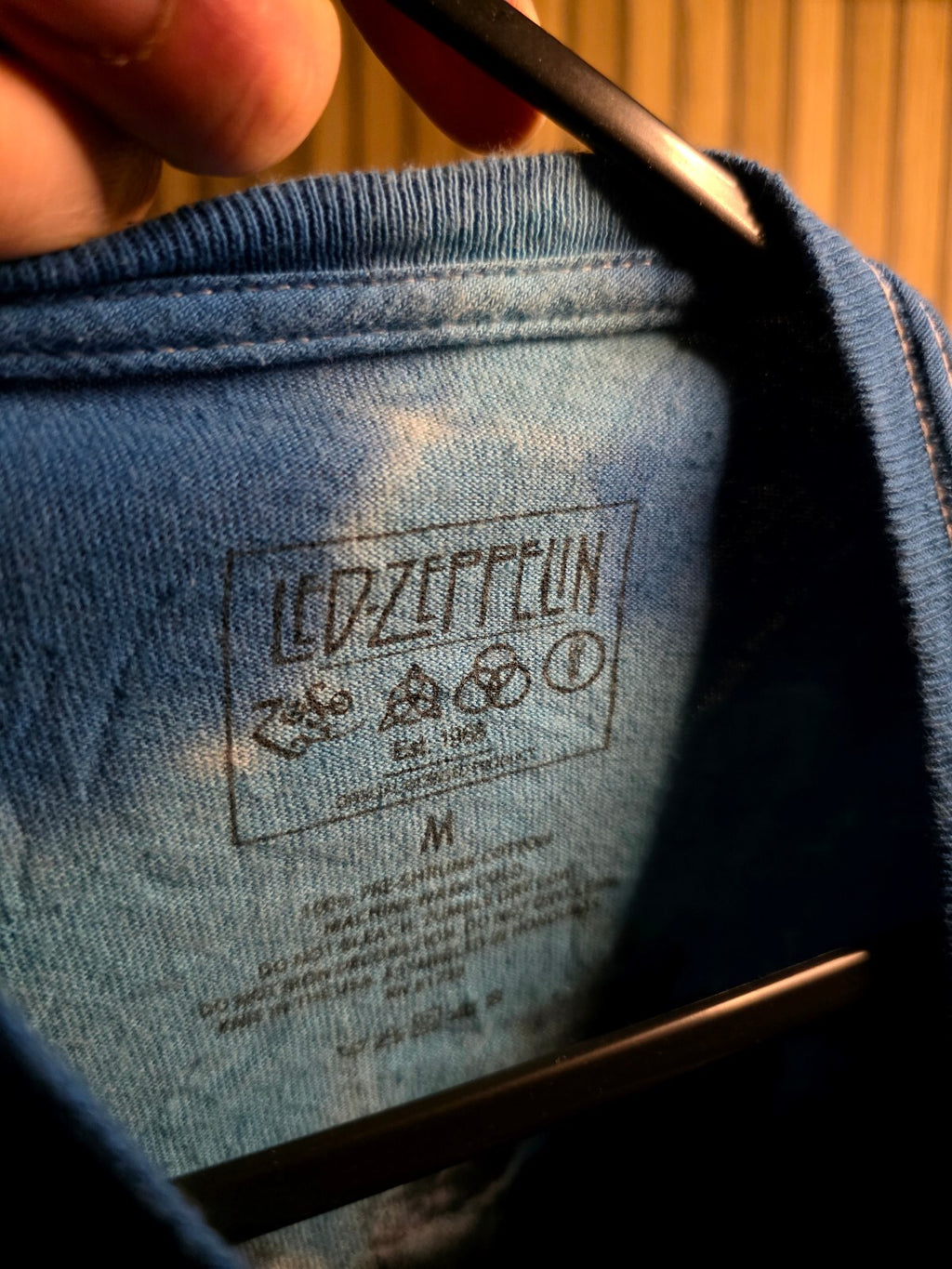 Led Zeppelin U.S. Tour 1975 Tie-Dye T-Shirt Multi Colour Medium
