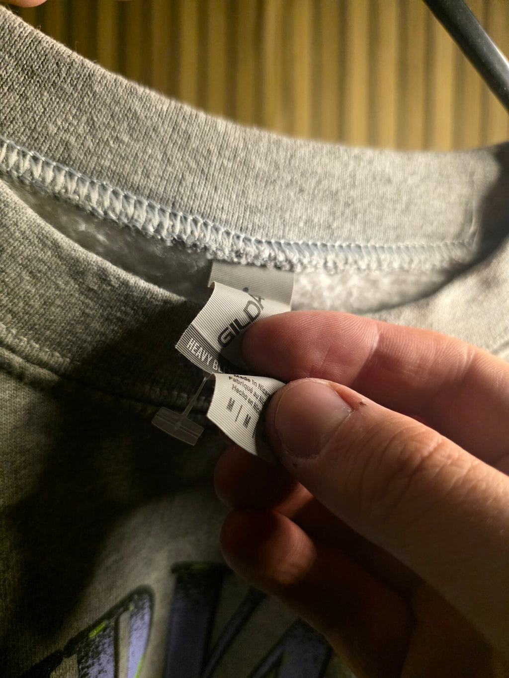 Gildan Nirvana Sweatshirt Grey Medium Vintage Band Graphic