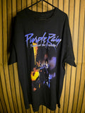 The Prince Estate Purple Rain Graphic T-Shirt Black Large