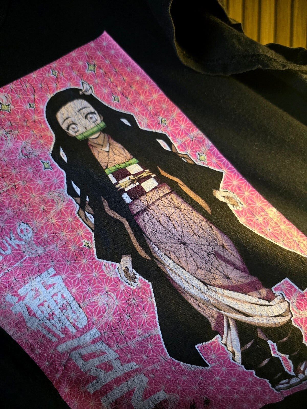 Demon Slayer Nezuko Graphic T-Shirt Black XL