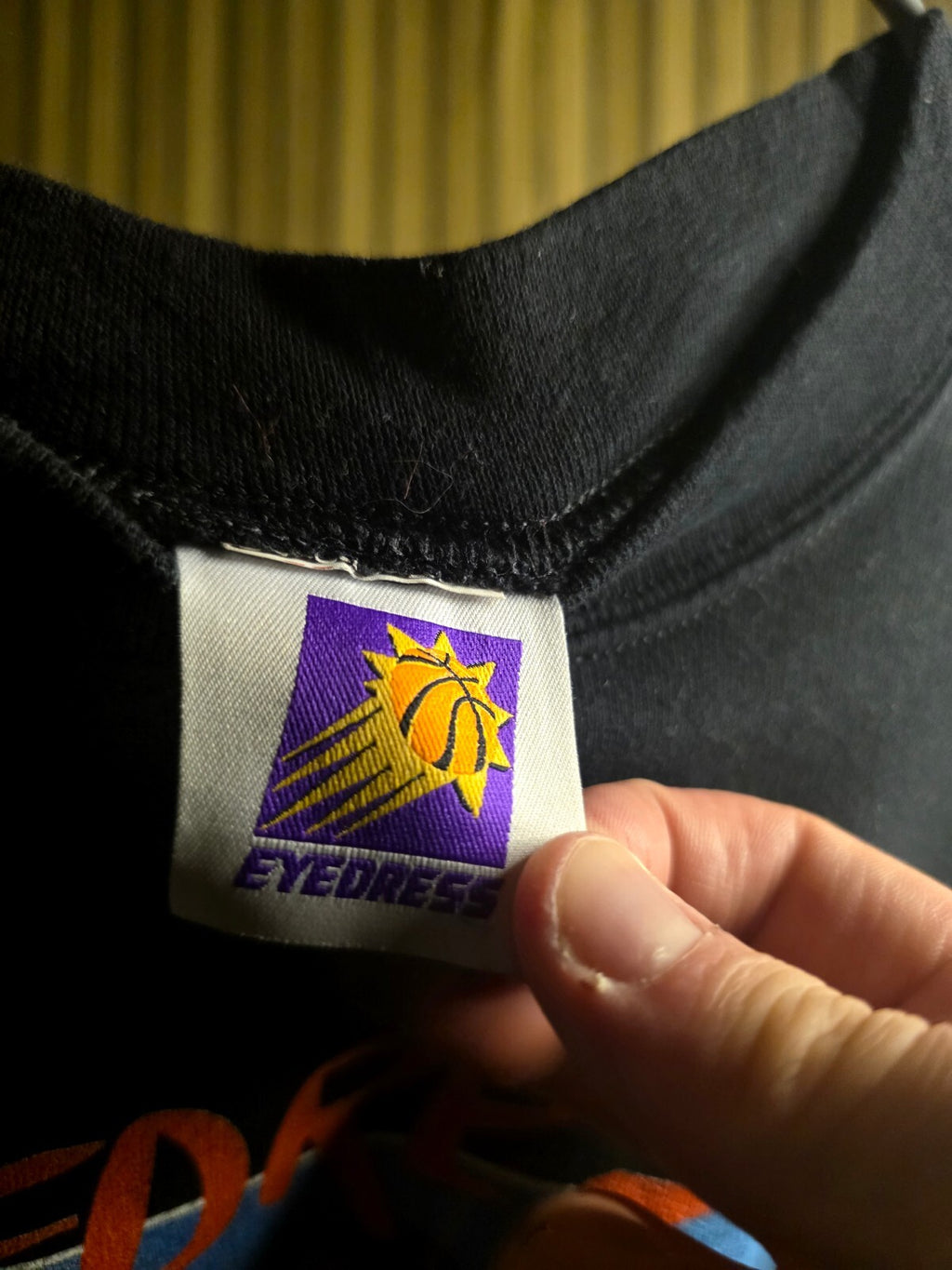 Eyedress Black Graphic Sweatshirt Eye Design Small