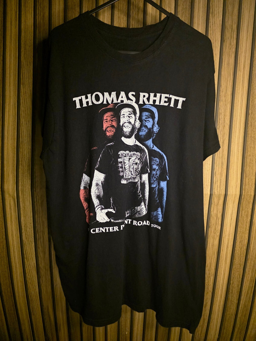 Thomas Rhett Center Point Road Tour Black Graphic T-Shirt ;arge